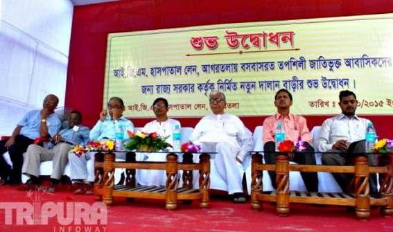 CM inaugurates new housing complex for Harijan’s CM inaugurates new housing complex for Harijan’s